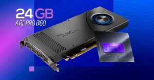 Пока Nvidia критикуют за 8 ГБ памяти у новых видеокарт, Intel готовит свой первый адаптер с 24 ГБ памяти
