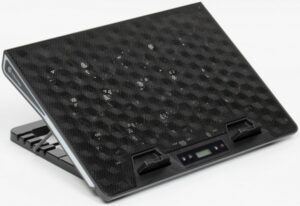 Подставка Evolution LCS-09 RGB для ноутбука до 17 дюймов, с активным охлаждением и красочной подсветкой