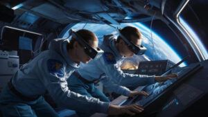 Космонавты  будут использовать VR-очки на Российской орбитальной станции