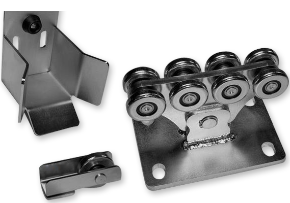 Ассортимент комплектующих для откатных ворот от КАМЕ-РОСТОВ Ассортимент комплектующих для откатных ворот от КАМЕ-РОСТОВ