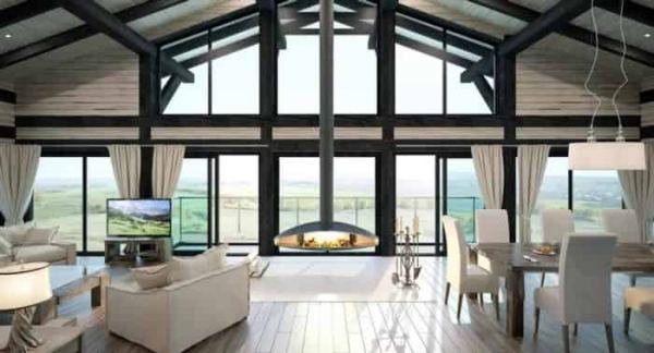 Особенности остекления фахверковых домов