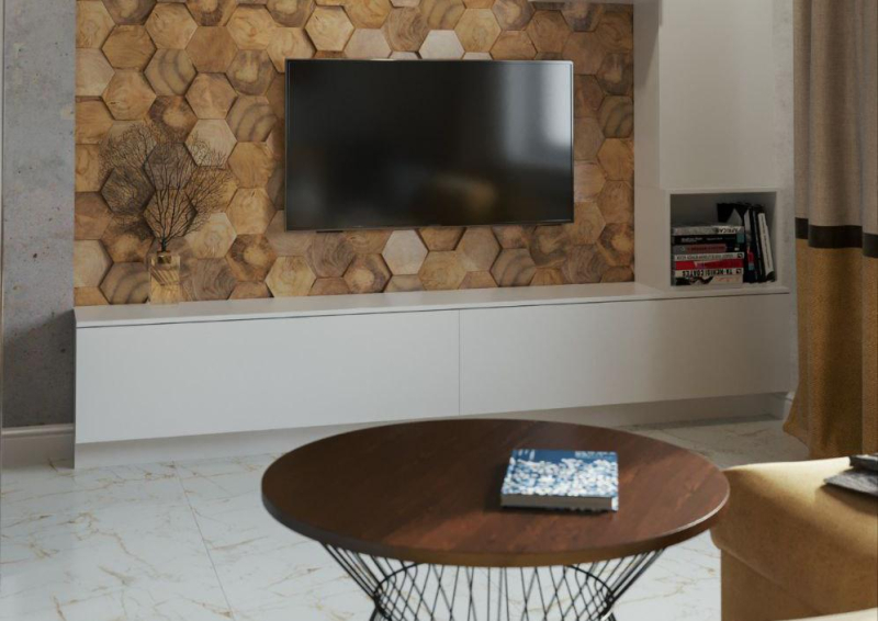 Как выделить и оформить ТВ-зону в гостиной: 7 идей