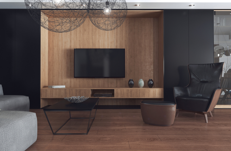 Ламинат на стенах: варианты отделки и особенности монтажа