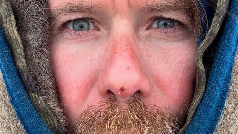 Основатель «Додо Пиццы» Федор Овчинников укутан в несколько слоев одежды на холоде