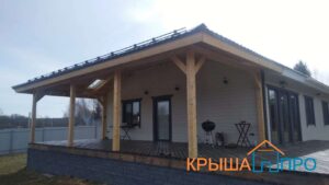 Конек для металлочерепицы: аэроэлемент, уплотнитель, заглушка и планка