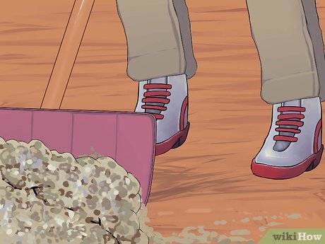 Step 5 Посыпьте участок щебнем, если это необходимо.